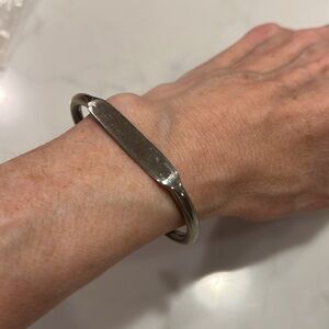 Stainless steel cuff bracelet